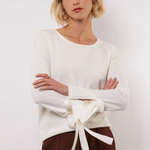 FLURESK FLURESK - Sweater gebreid Quinty offwhite MAAT 34