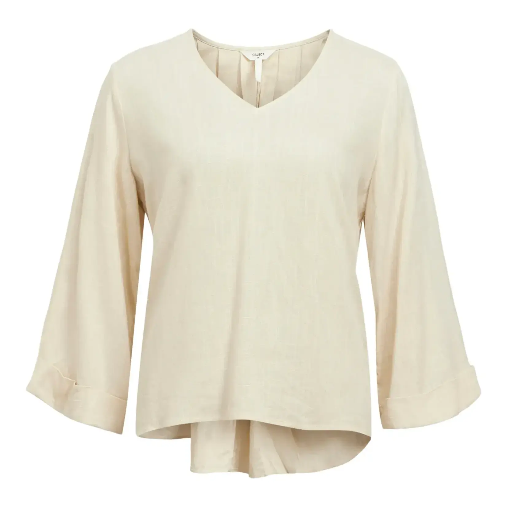 OBJECT OBJECT - Jaya top v-neck sandshell