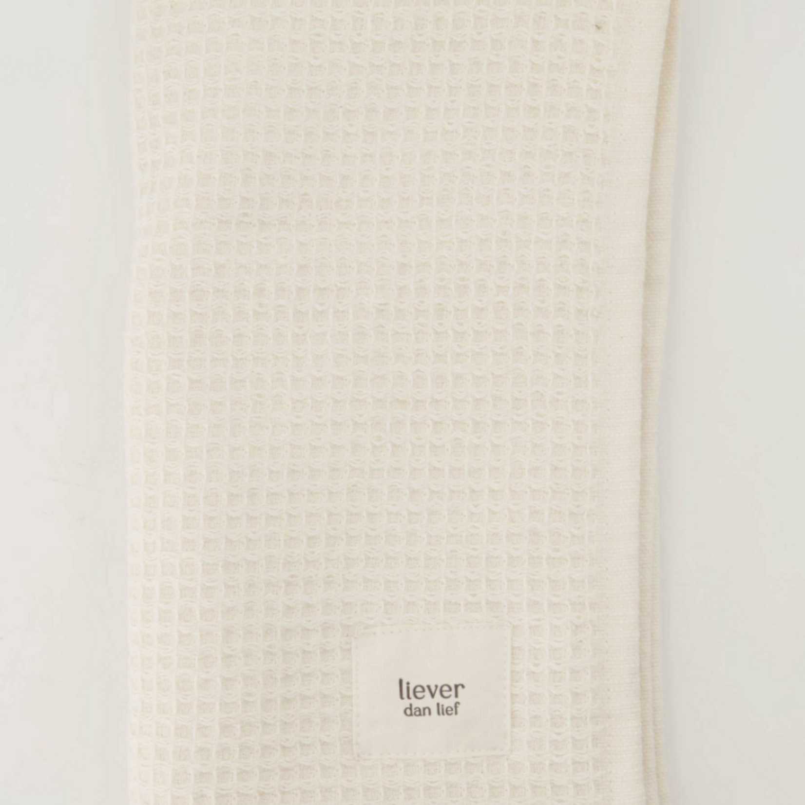 ZUSSS ZUSSS - Gastendoekje liever dan lief off white