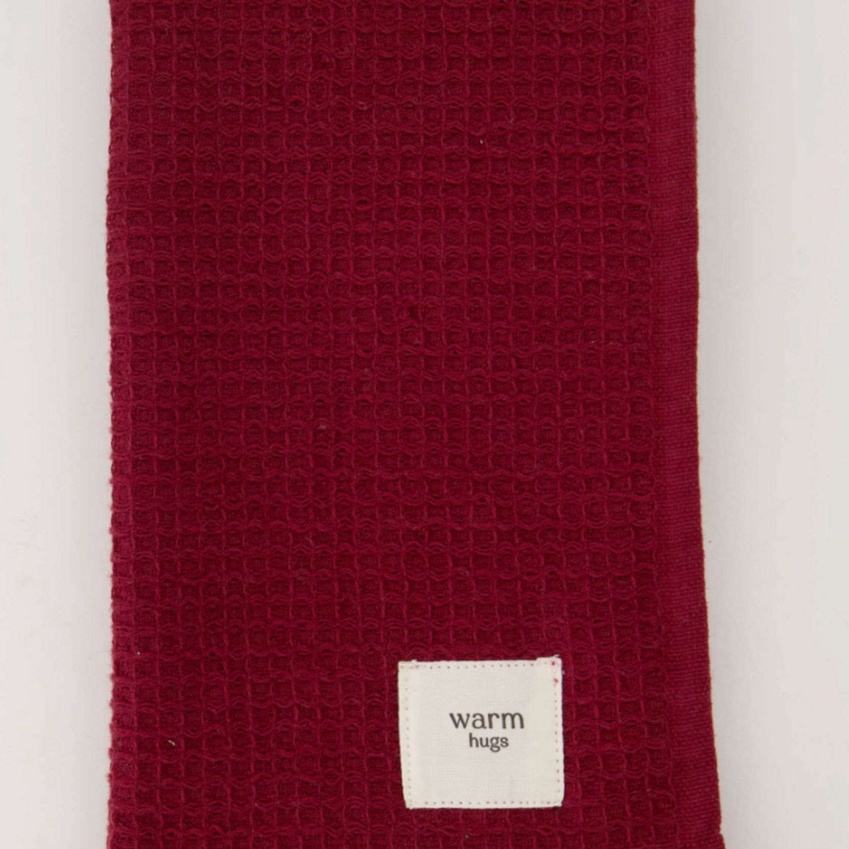 ZUSSS ZUSSS - Gastendoekje warm hugs donkerrood