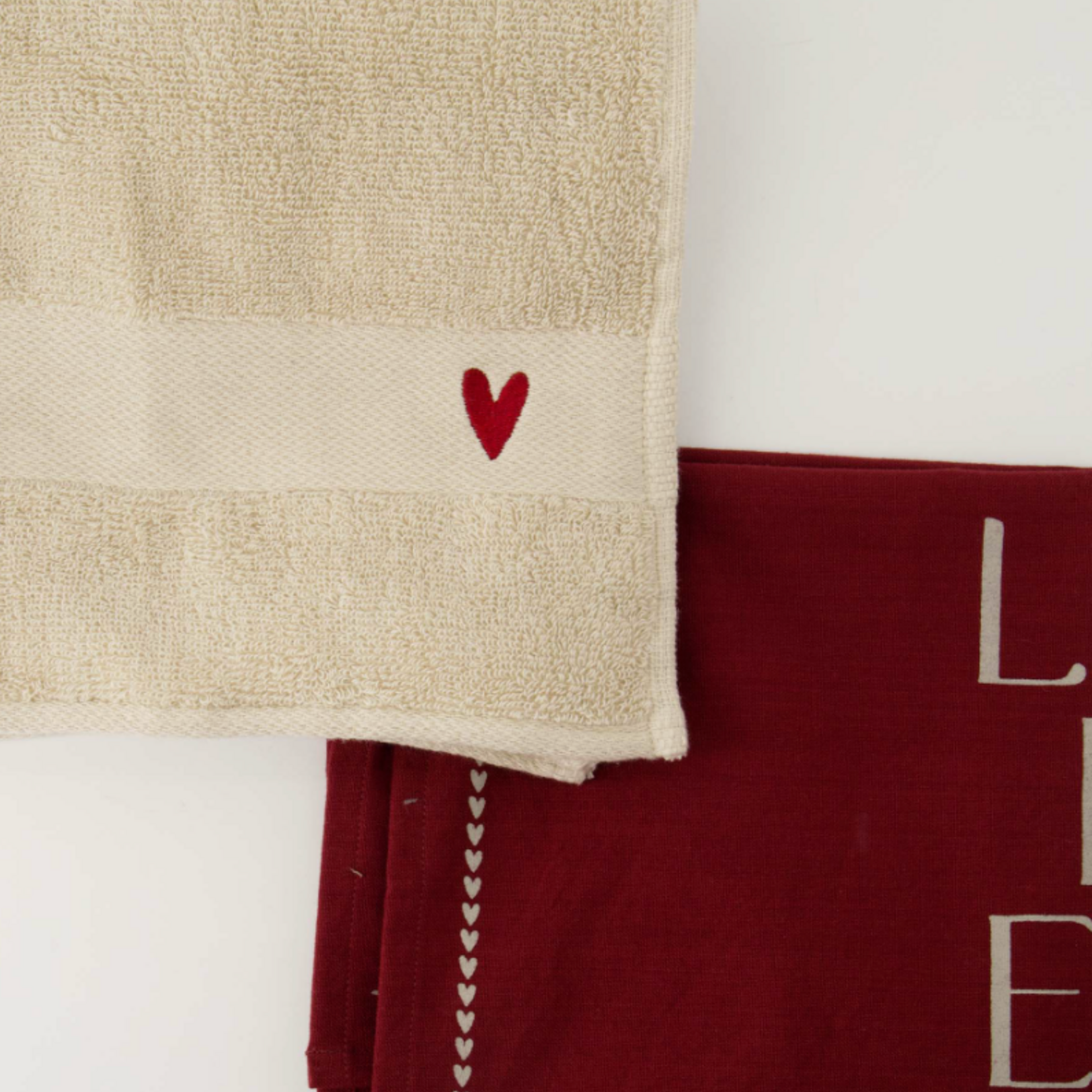 ZUSSS ZUSSS - Keukenset lieverd wit/donkerrood