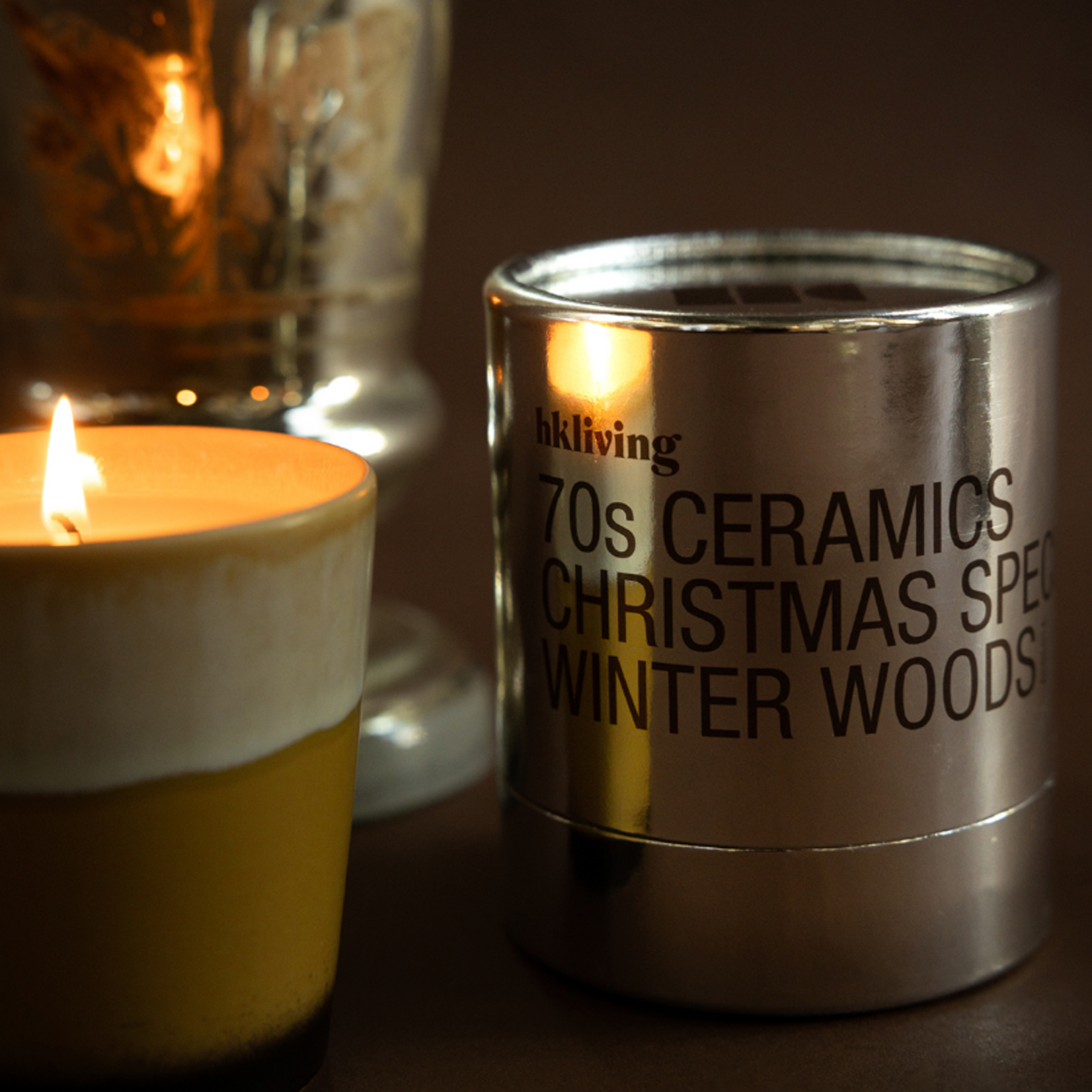 HKLIVING HKLIVING - Keramiek uit de jaren 70: kerstspecial winterwoods ACS0014