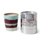 HKLIVING HKLIVING - Keramiek uit de jaren 70: kerstspecial frosted leaves ACS0015