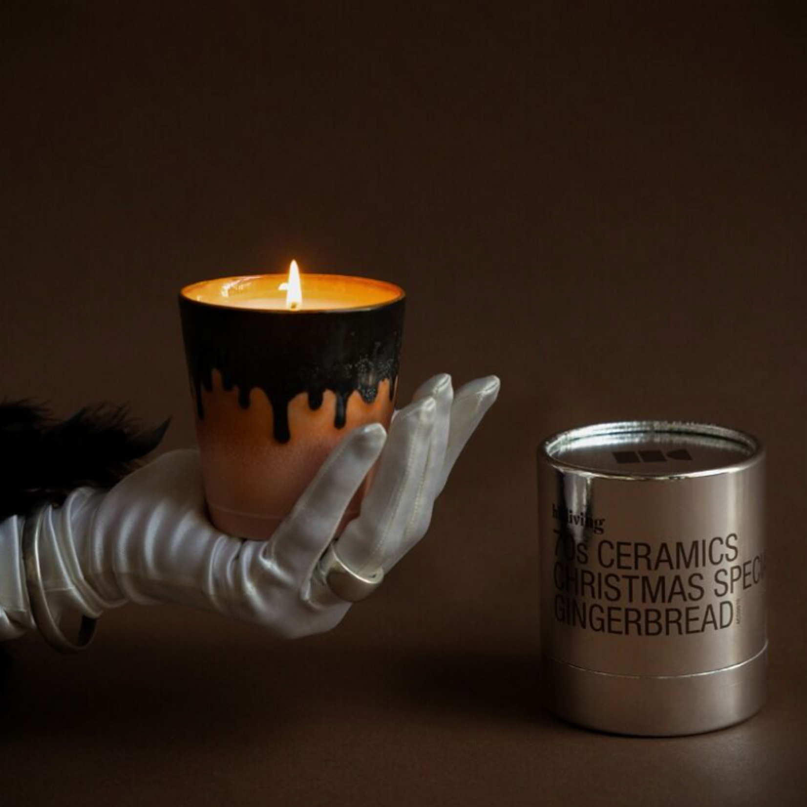 HKLIVING HKLIVING - Keramiek uit de jaren 70: kerstspecial ACS0016 gingerbread