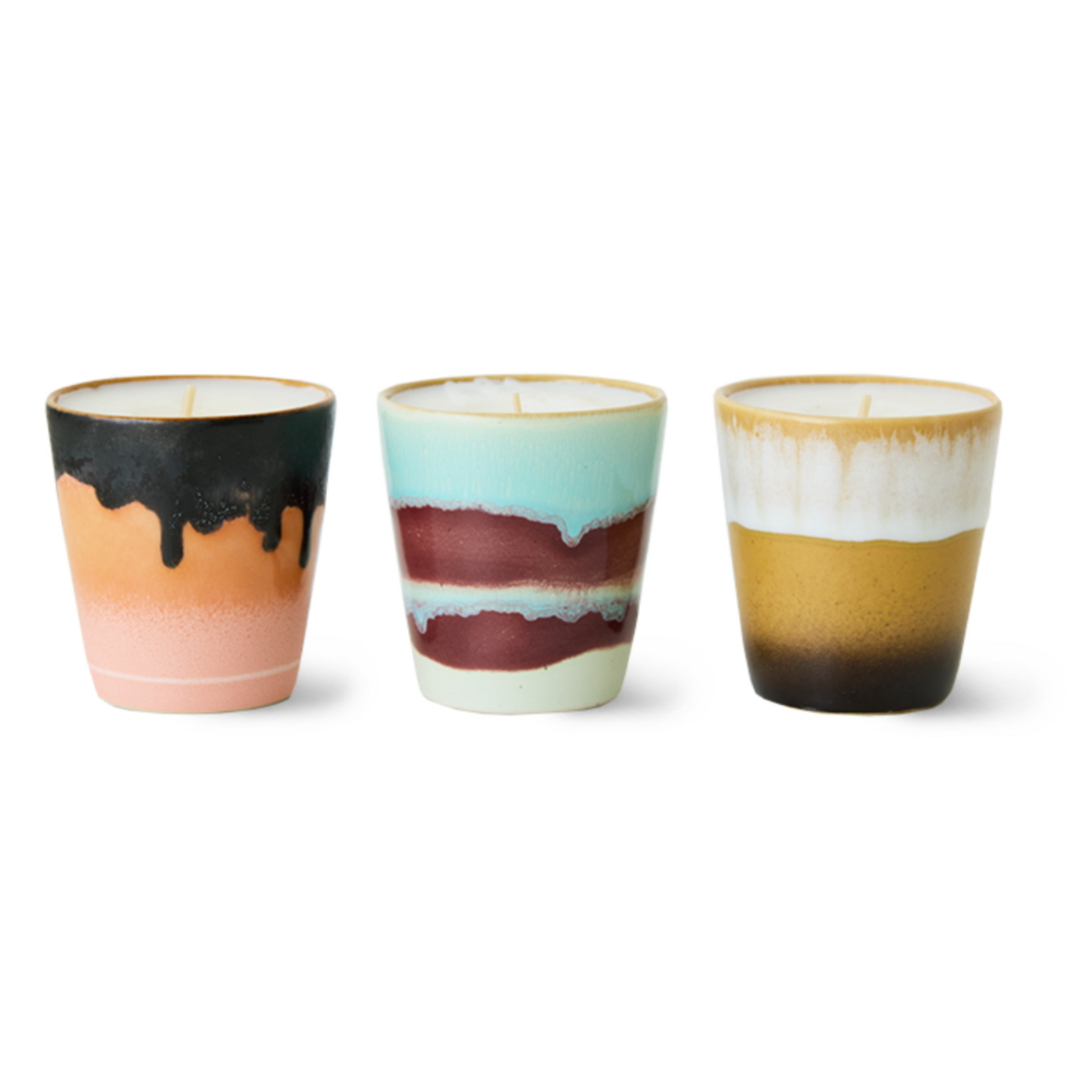 HKLIVING HKLIVING - Keramiek uit de jaren 70: mini-kerstspecial frost & firewood ACS0013