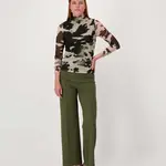 ZUSSS ZUSSS - Mesh top met vlekkenprint