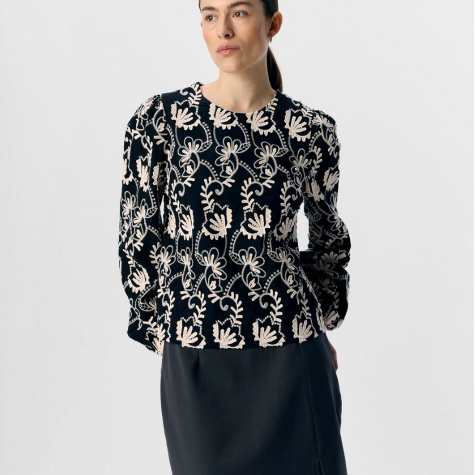 OBJECT OBJECT - Mya Top noos  black/sandshell