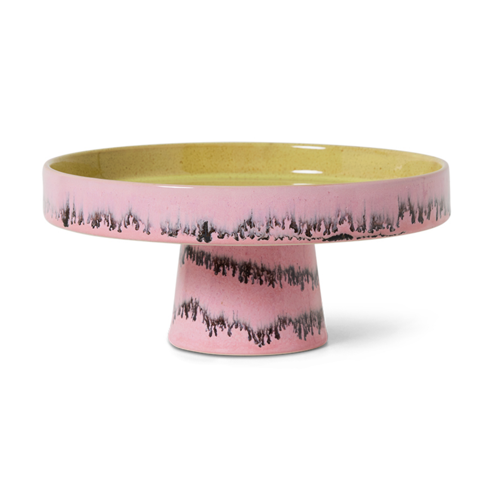 HKLIVING HKLIVING - 70s ceramics: bowl on base bubble kst0193