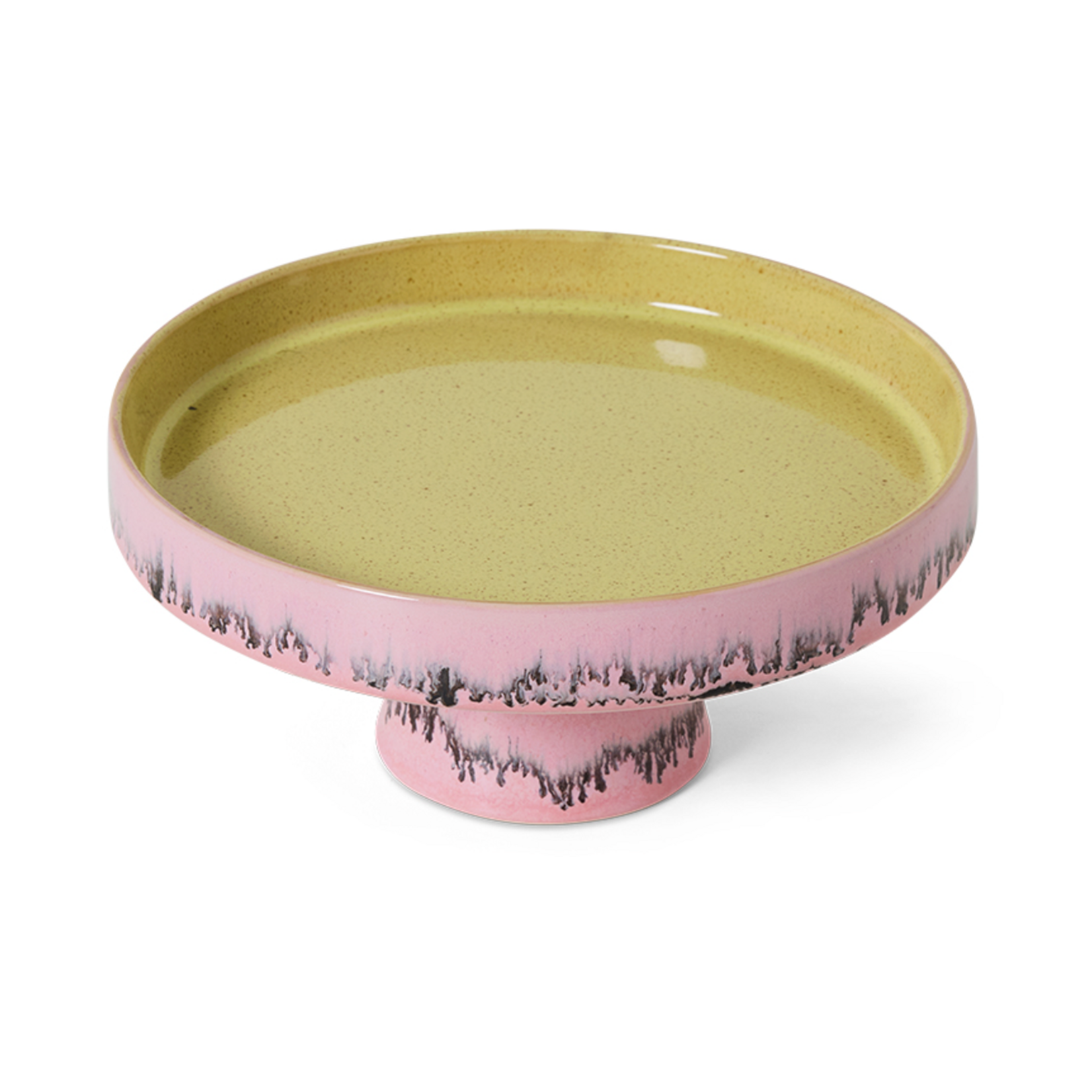 HKLIVING HKLIVING - 70s ceramics: bowl on base bubble kst0193