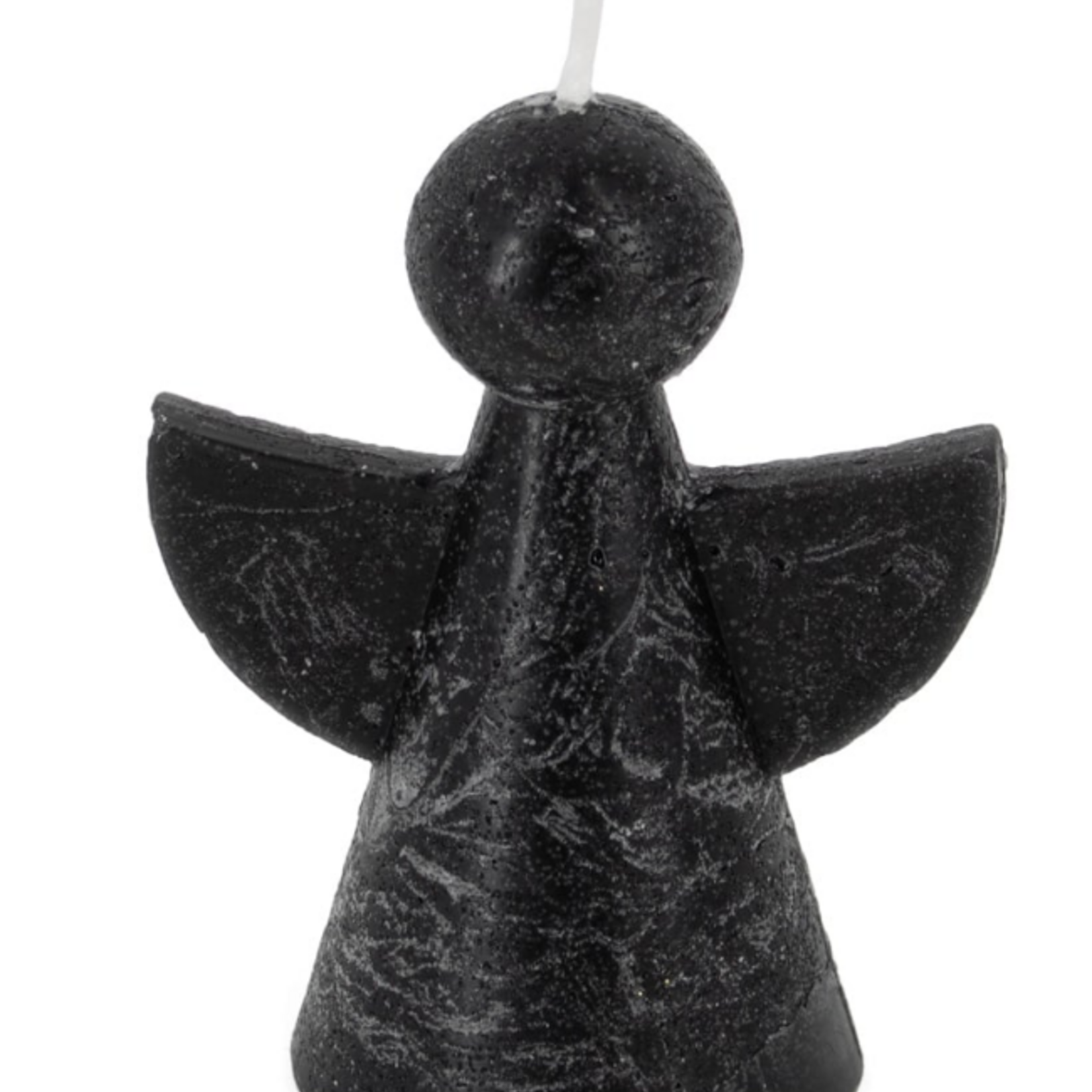 -- Kaars engel zwart