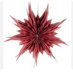 -- KERSTSTER - ICE  50cm pomegrenate  met pendel