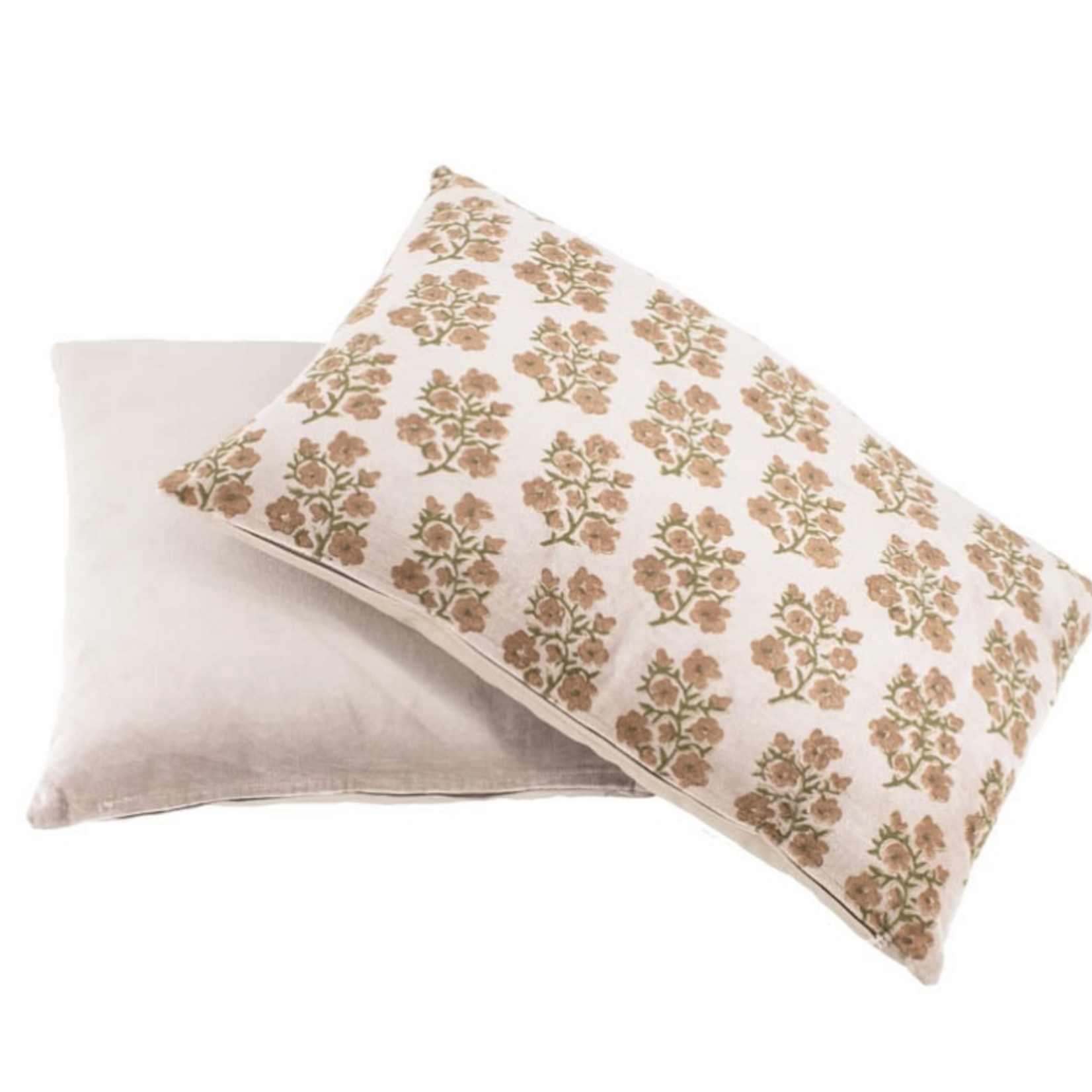 -- Kussen floral rosewood 40x60cm