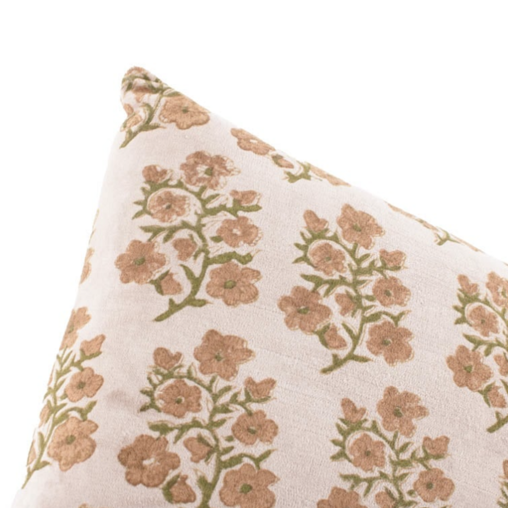 -- Kussen floral rosewood 40x60cm