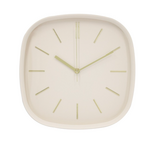 -- Klok - Wandklok met pendulum off white