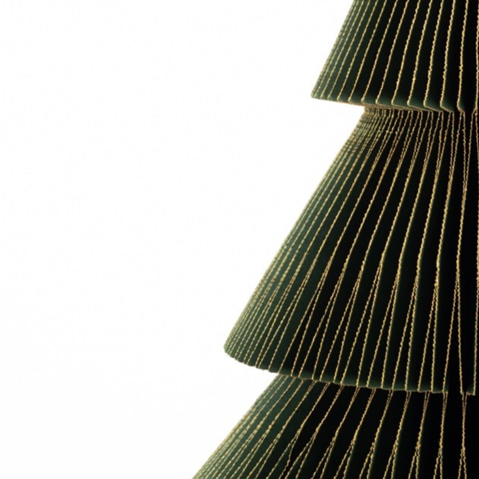 Papieren kerstboom groen 60cm