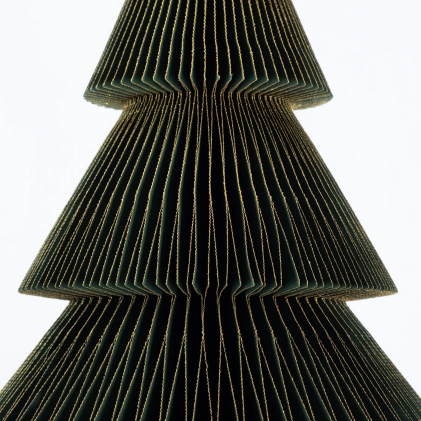 Papieren kerstboom groen 60cm