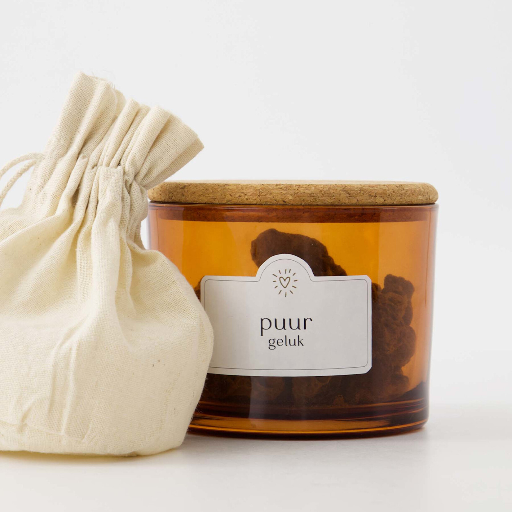 ZUSSS ZUSSS - Diffuser lava steen liever dan lief off white