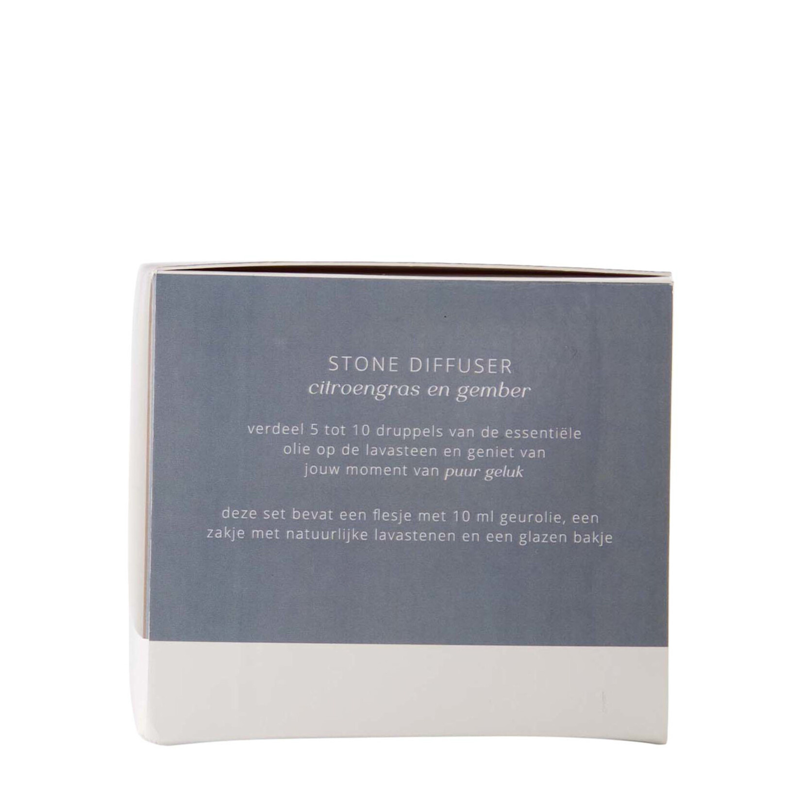 ZUSSS ZUSSS - Diffuser lava steen liever dan lief off white