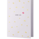 ZUSSS ZUSSS - Wenskaart voor jou wit/goud