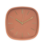 -- Wandklok Luno 30cm clay 30X5X30