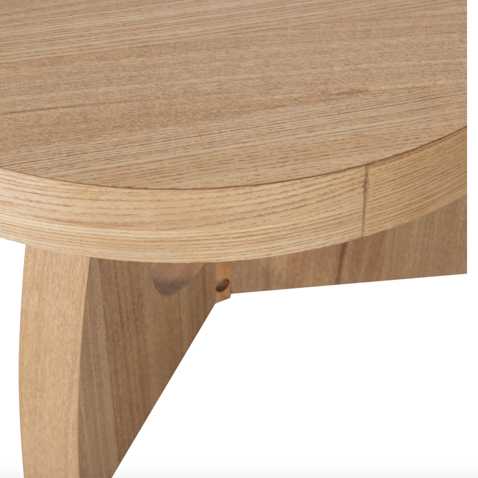 WOOOD EXCLUSIVE WOOOD - Tala bijzettafel MDF Fineer naturel 35XØ55 CM