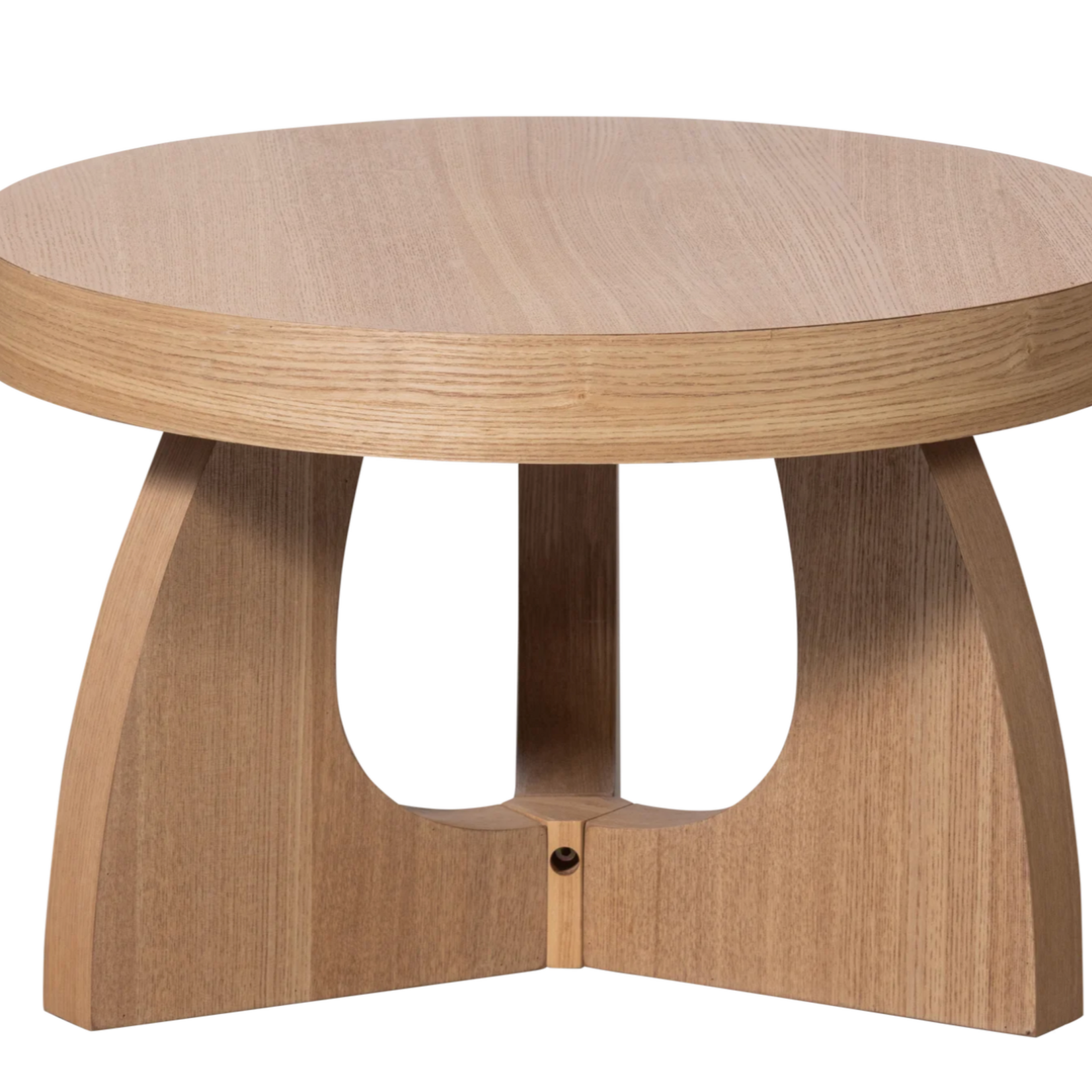 WOOOD EXCLUSIVE WOOOD - Tala bijzettafel MDF Fineer naturel 35XØ55 CM