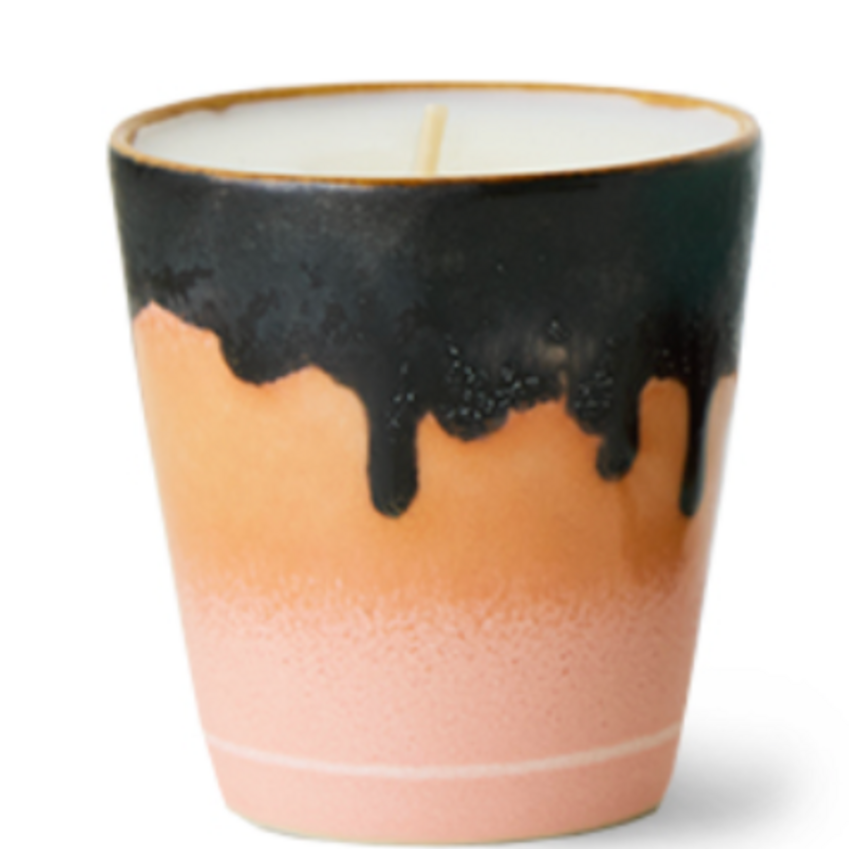 HKLIVING HKLIVING - 70's kaarsje in ristrettomokje roze - frost & firewood ACS0013