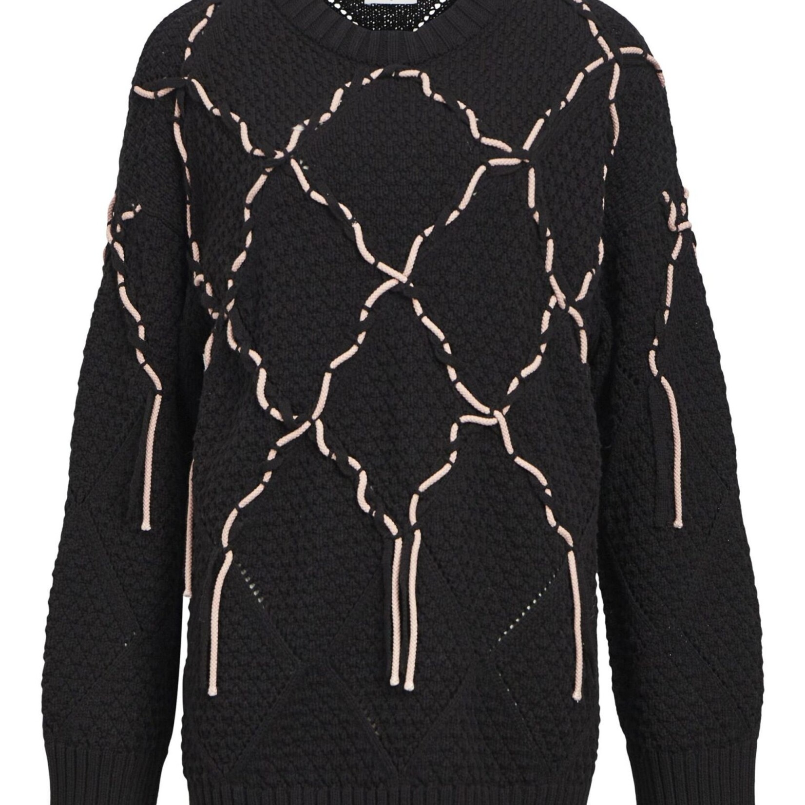 OBJECT OBJECT - Pullover gebreid ranka black/café au lait