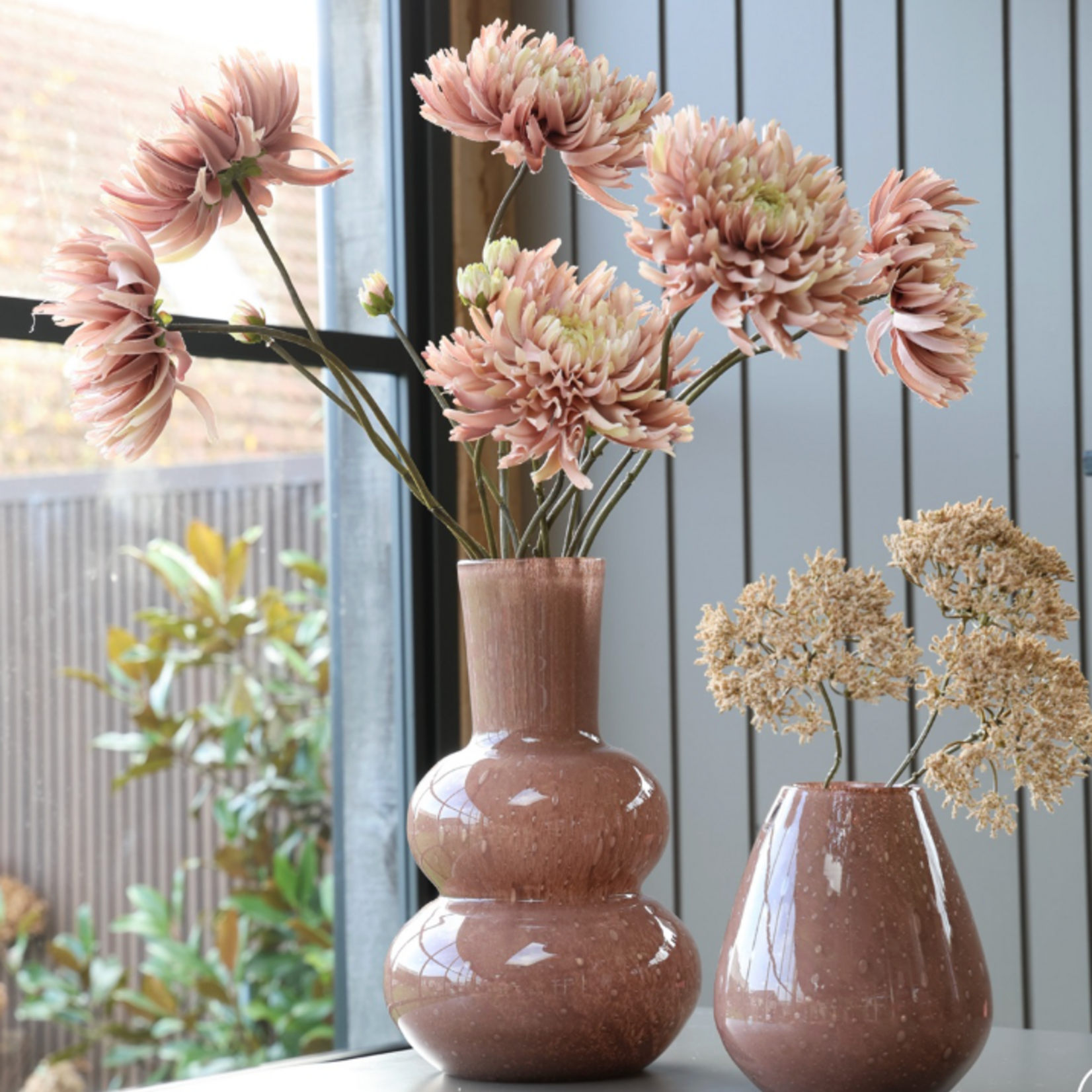 -- Vaas Lindi elite brown Ø22 x H36 cm