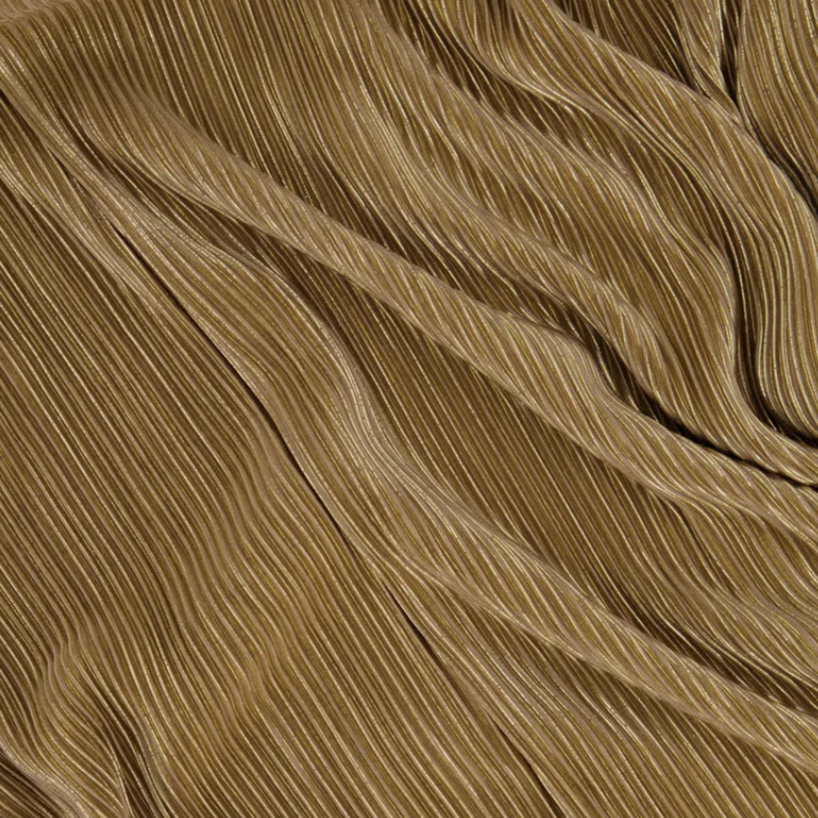 ZUSSS ZUSSS - Plissee broek champagne goud MAAT L