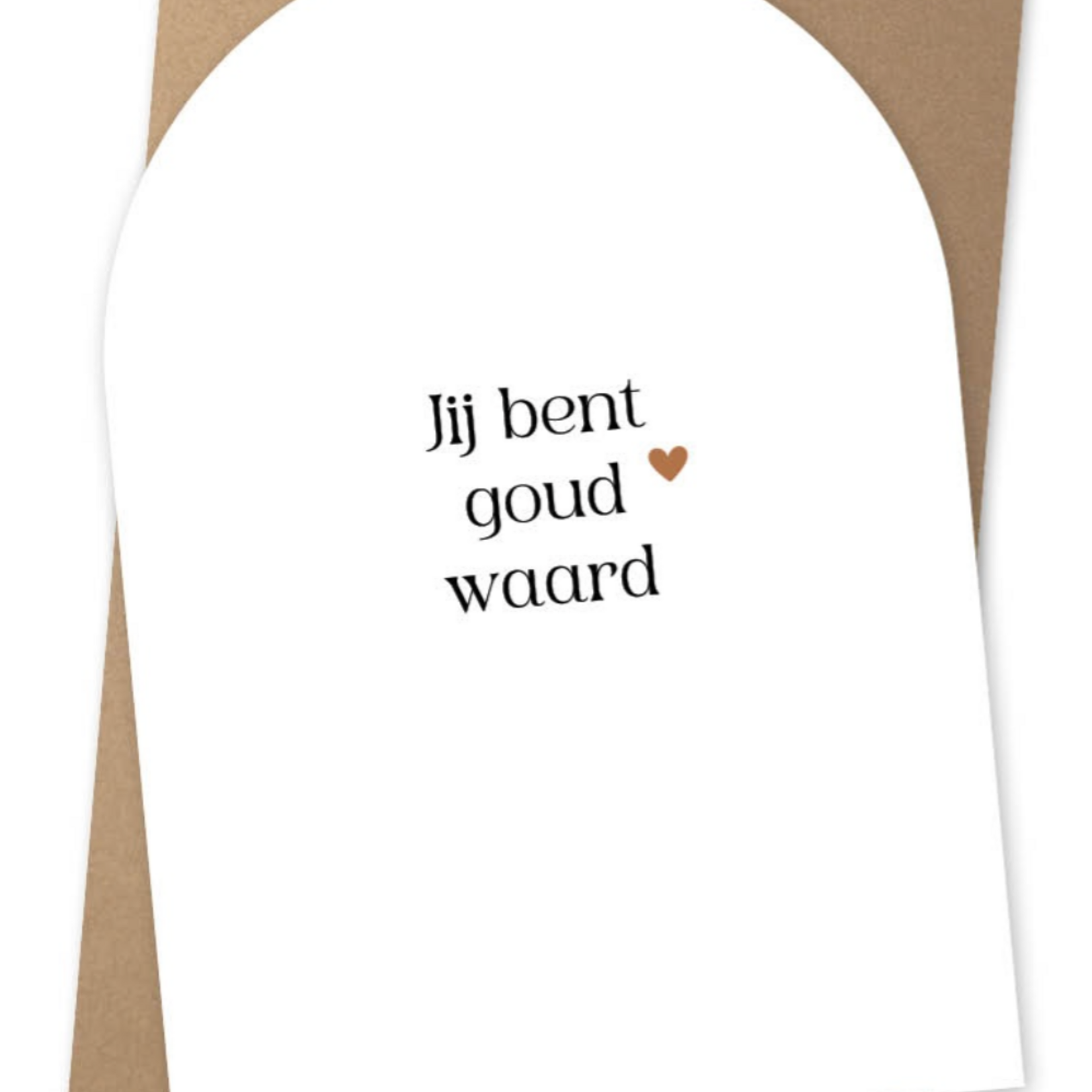 JOTS JOTS - Kaart NU-A6-24 Jij bent goud waard