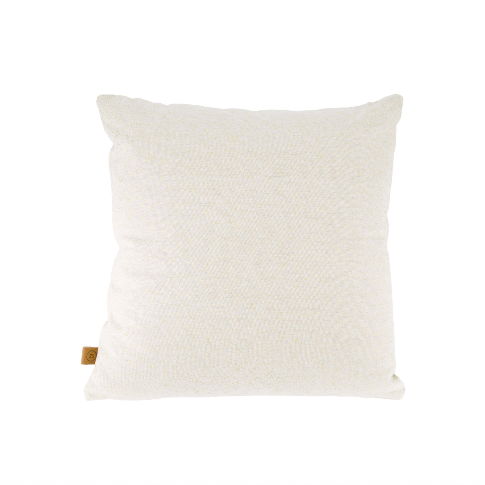 ZUSSS ZUSSS - Kussen hartjes 45x45cm zand/goud