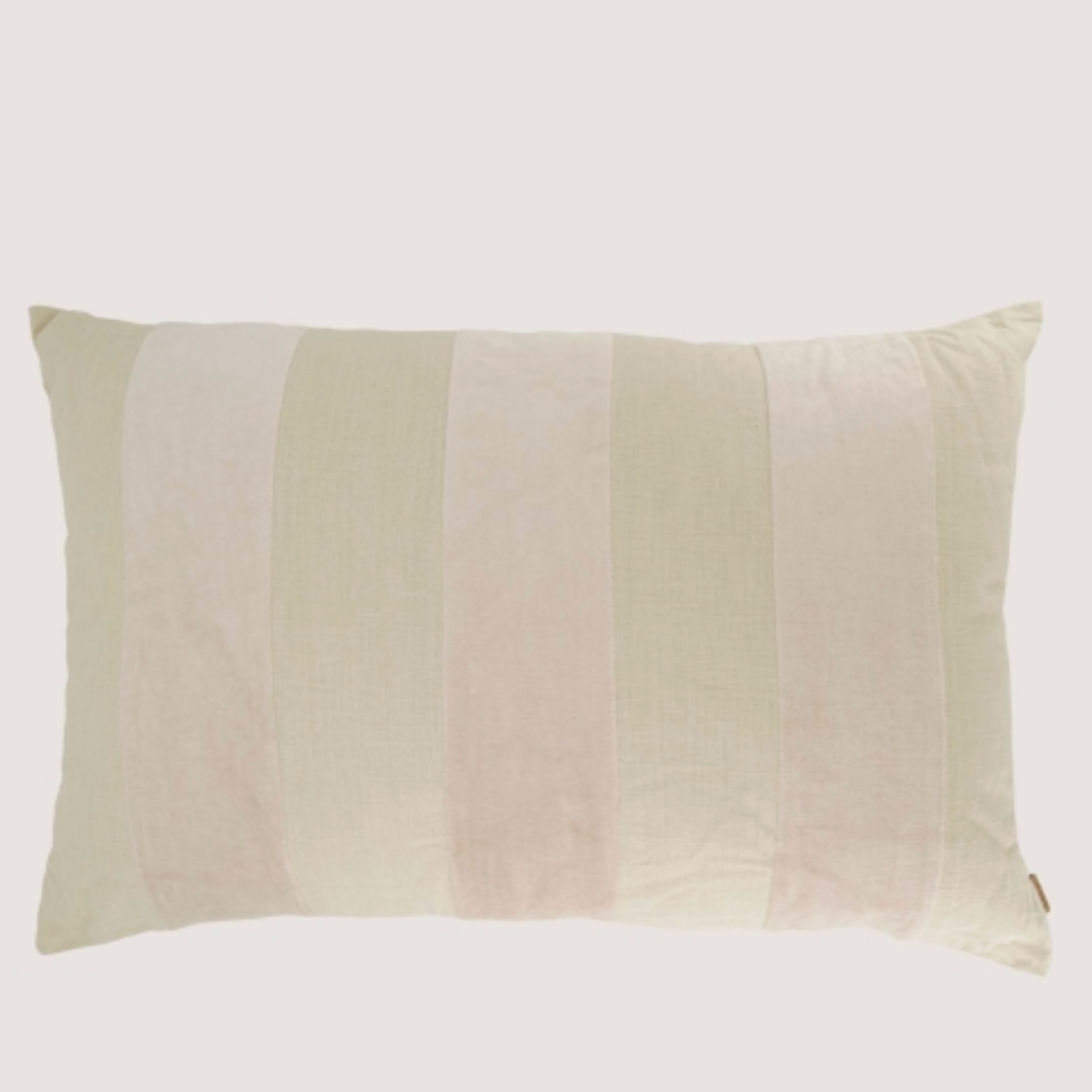 ZUSSS ZUSSS - Kussen streep katoen/velvet 60x40cm