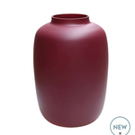 -- Vaas glas Artic S mat violet Ø21 x H29 cm