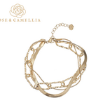 ROSE & CAMELLIA ROSE & CAMELLIA - Armband goud Inez