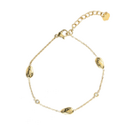 ROSE & CAMELLIA ROSE & CAMELLIA - Armband goud Petra 16+3cm