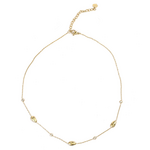 ROSE & CAMELLIA ROSE & CAMELLIA - Ketting goud Esther 38+5cm