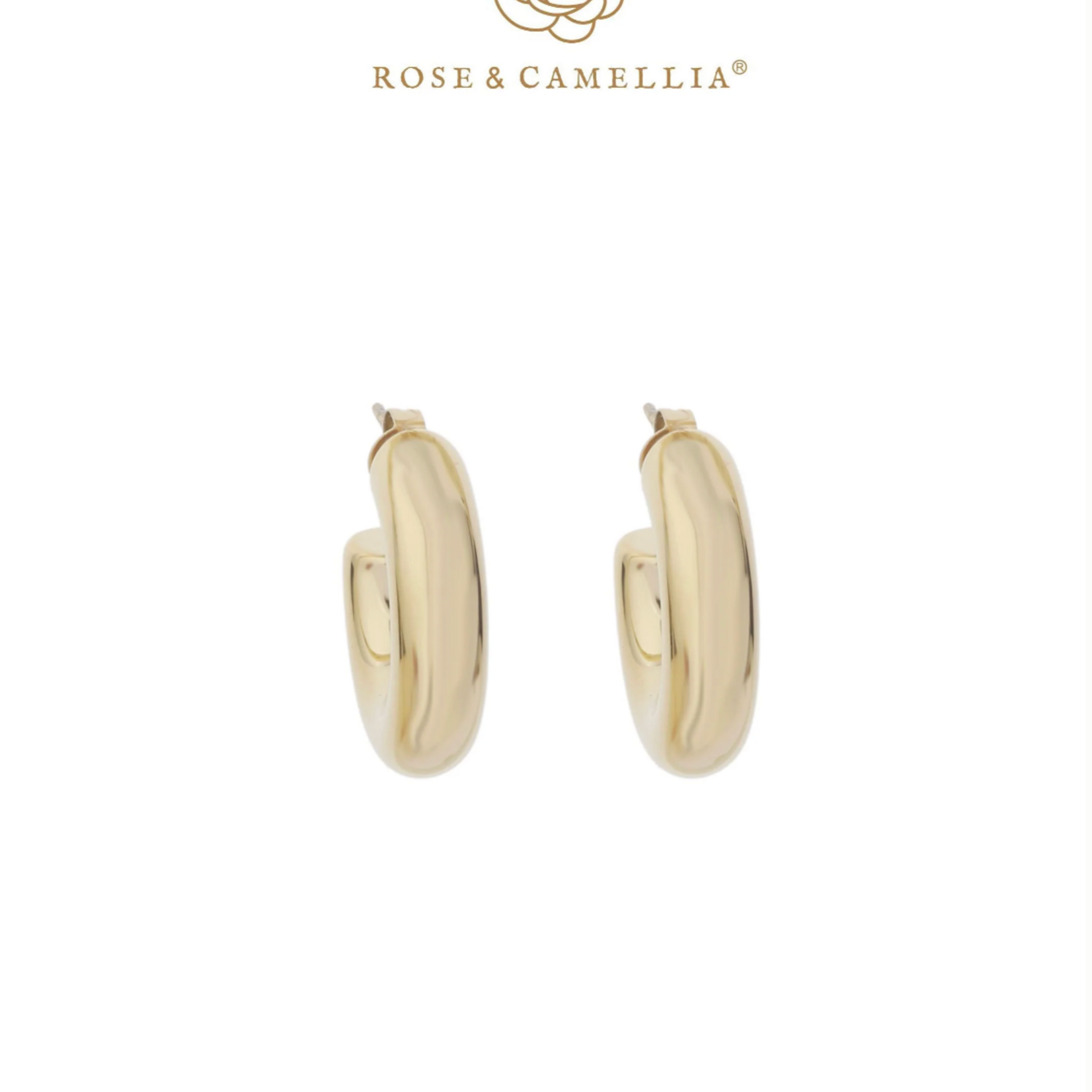 ROSE & CAMELLIA ROSE & CAMELLIA - Oorbellen goud Marjolein