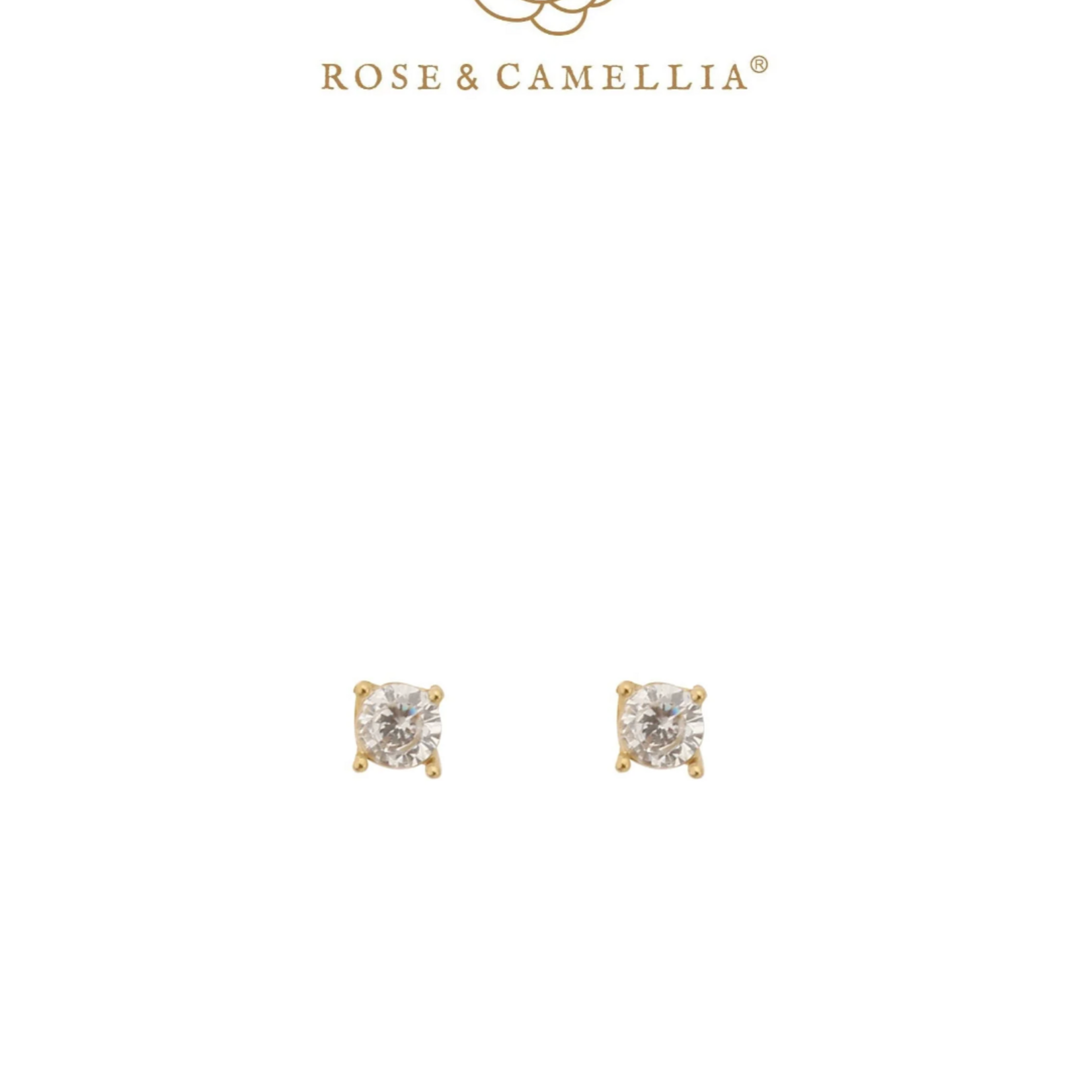 ROSE & CAMELLIA ROSE & CAMELLIA - Studs Milou goud