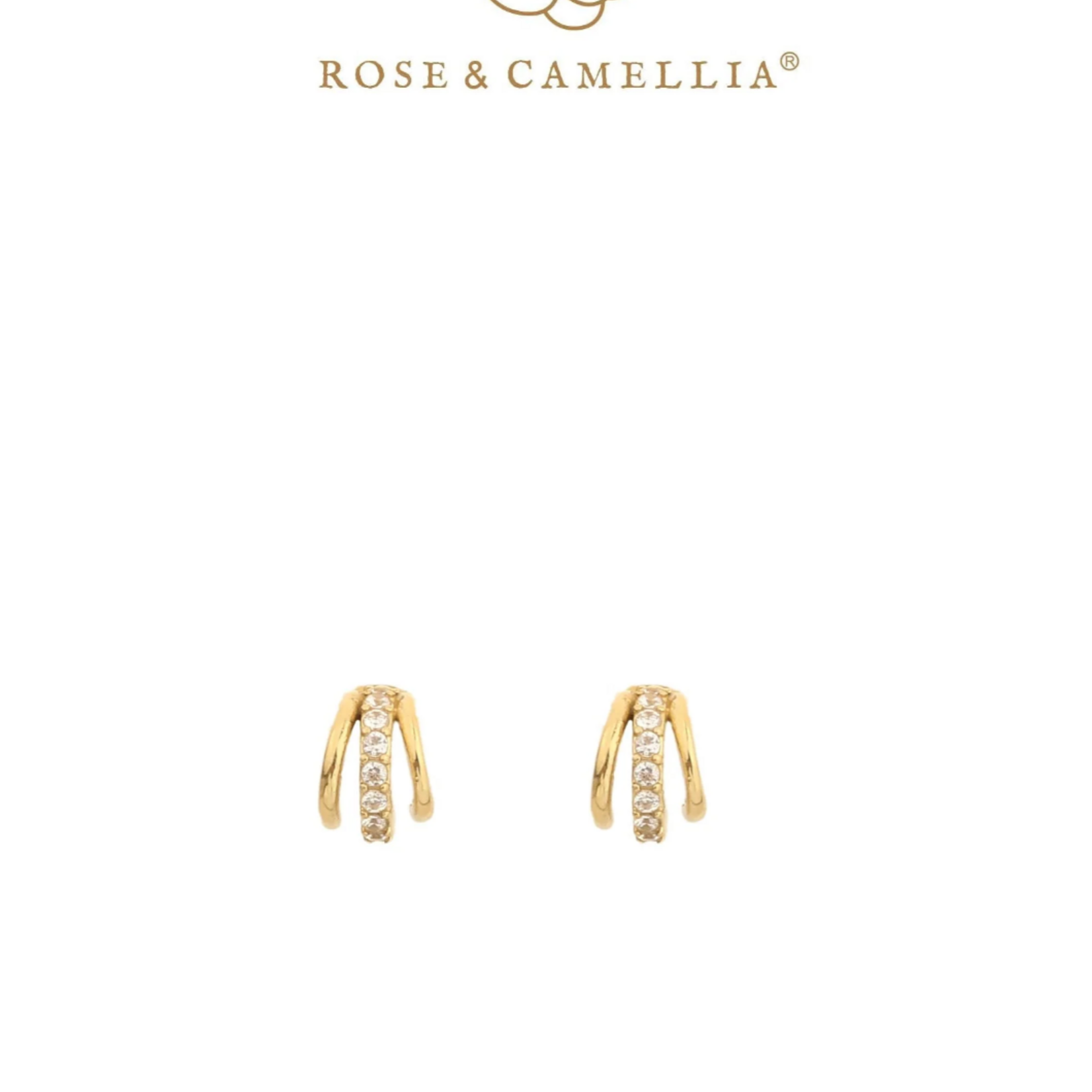 ROSE & CAMELLIA ROSE & CAMELLIA - Oorbellen goud Lieke