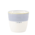 ZUSSS ZUSSS - Espressomok lucky wit/lichtblauw