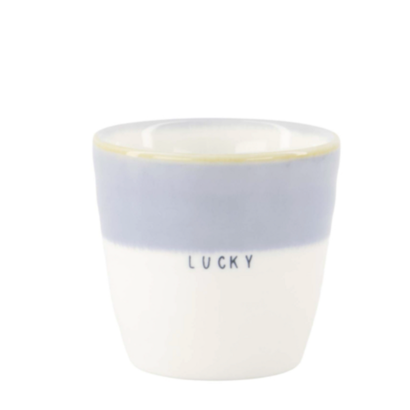 ZUSSS ZUSSS - Espressomok lucky wit/lichtblauw