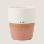 ZUSSS ZUSSS - Koffiemok lovely wit/donkerroze