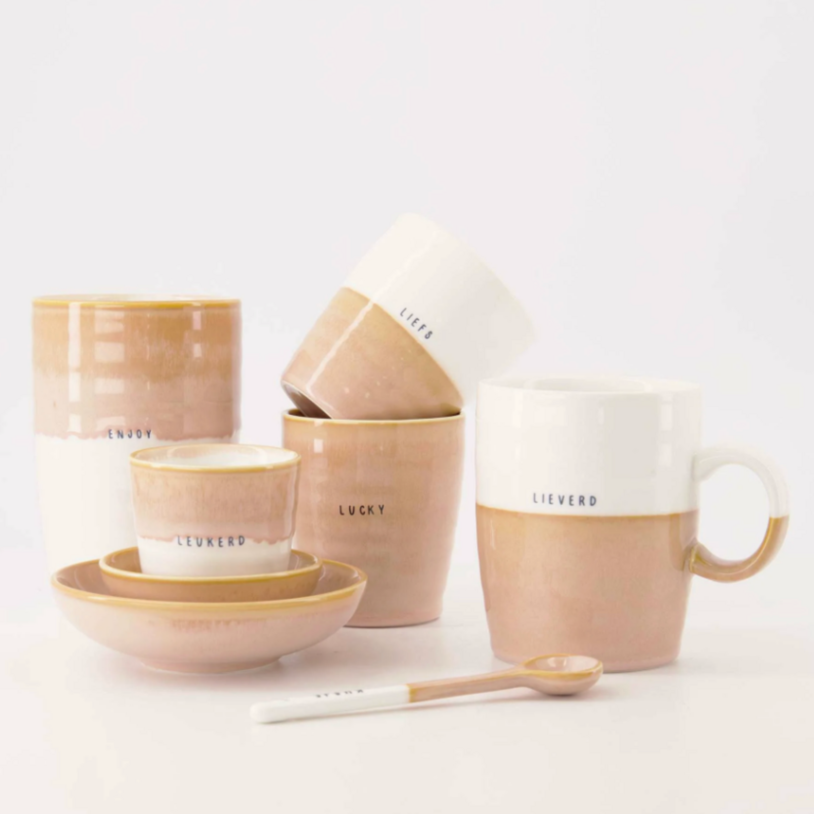 ZUSSS ZUSSS - Koffiemok lucky roze