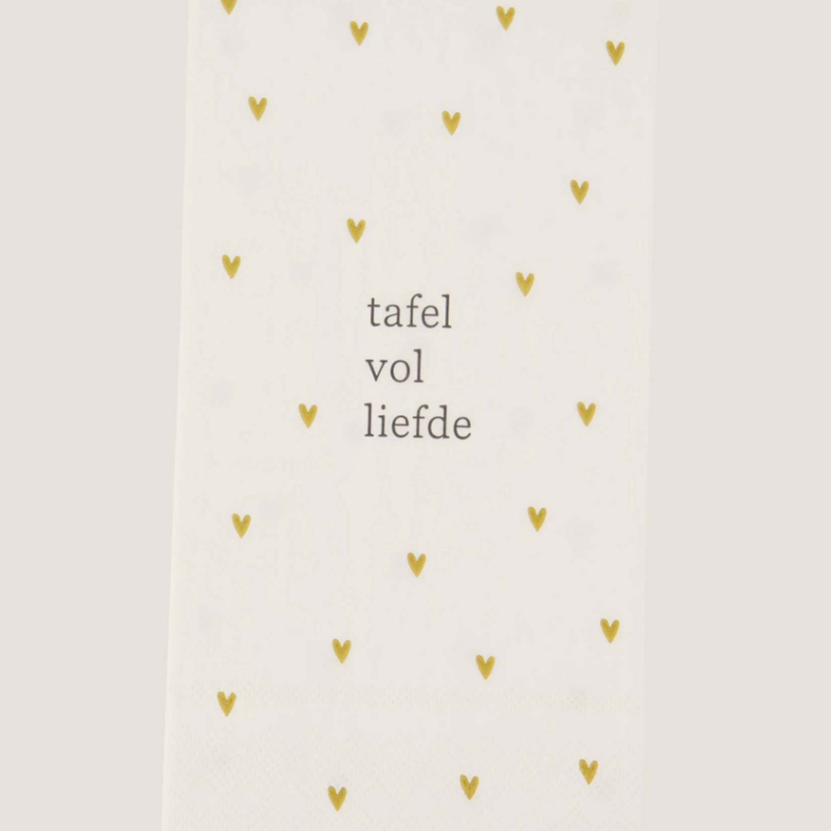 ZUSSS ZUSSS - Servetten rechthoek hartjes tafel vol liefde