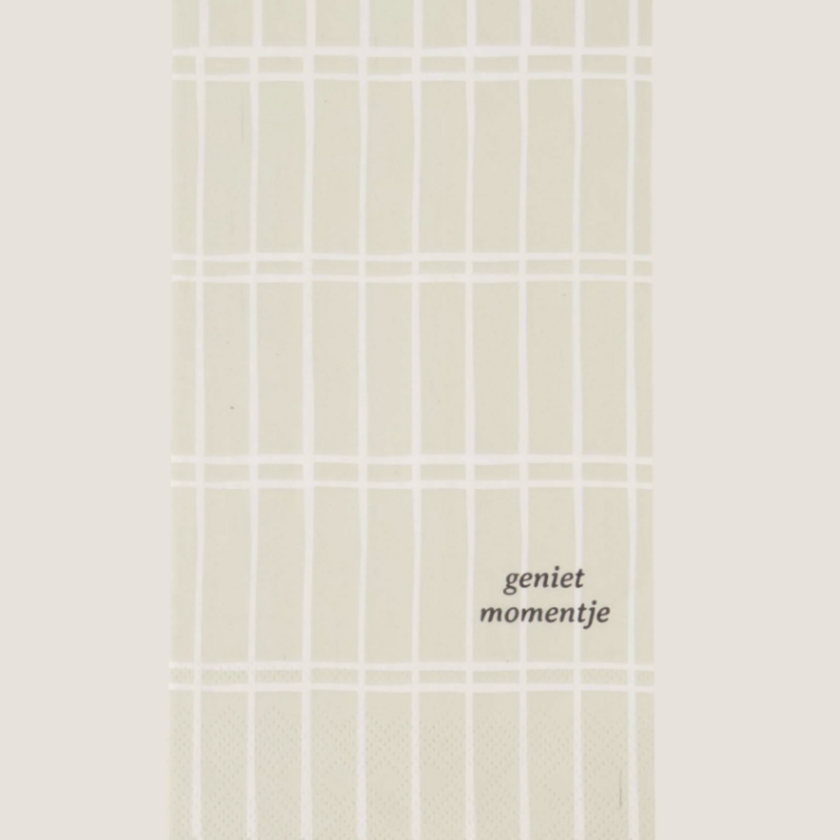 ZUSSS ZUSSS - Servetten rechthoek ruit geniet momentje