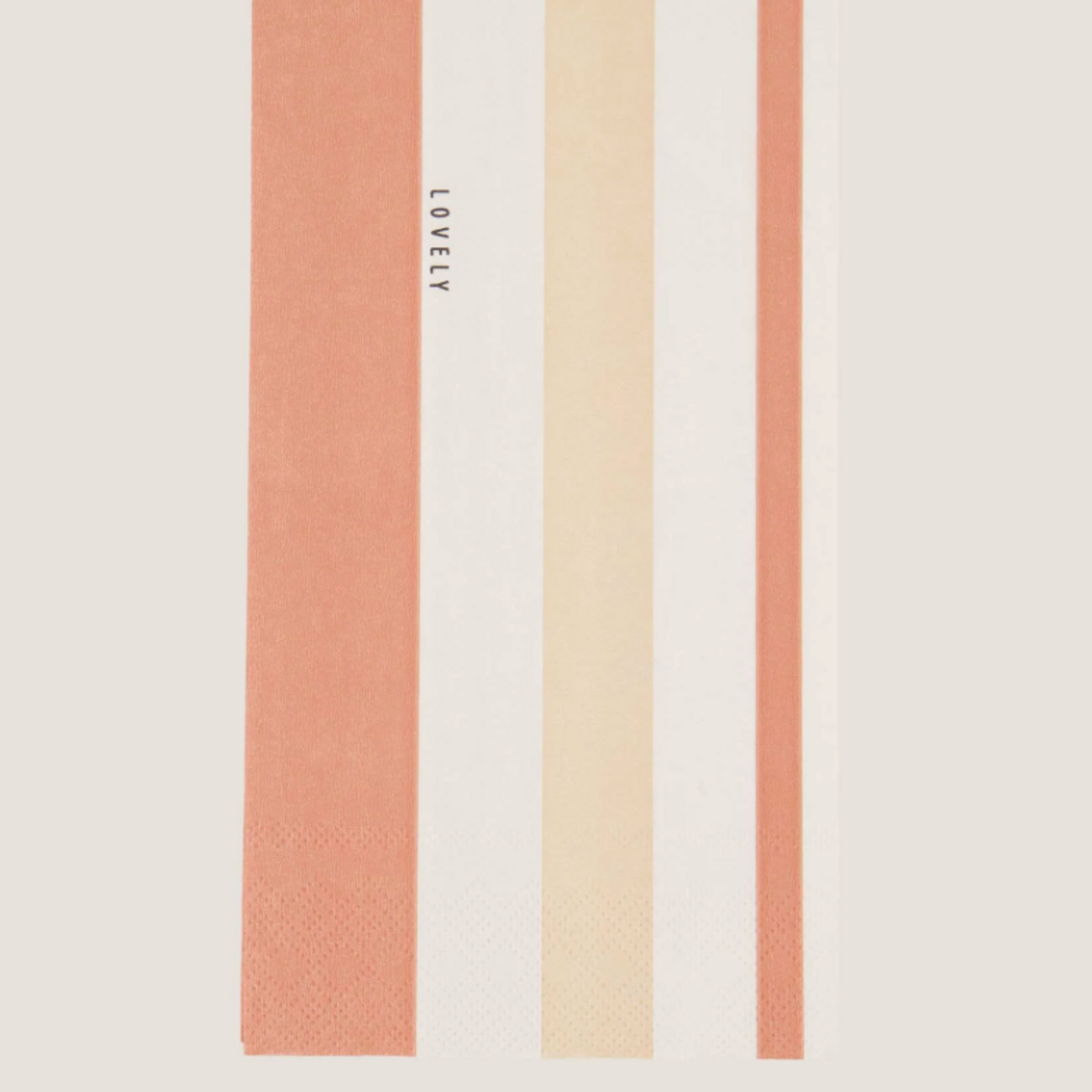 ZUSSS ZUSSS - Servetten rechthoek streep lovely wit/roze/donkerroze