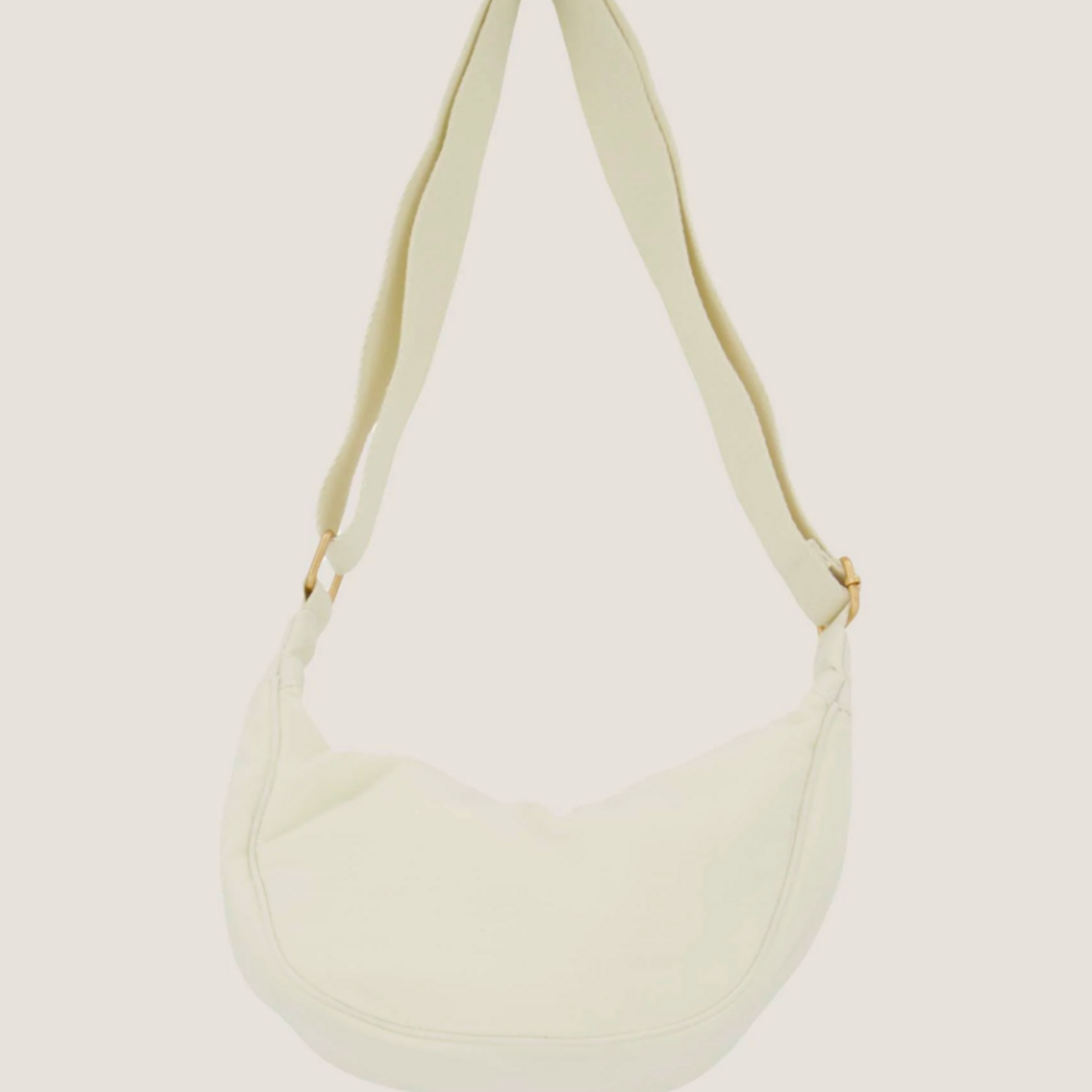 ZUSSS ZUSSS - Nylon fanny pack off white