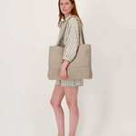 ZUSSS ZUSSS - Nylon  shopper bulky soft sand