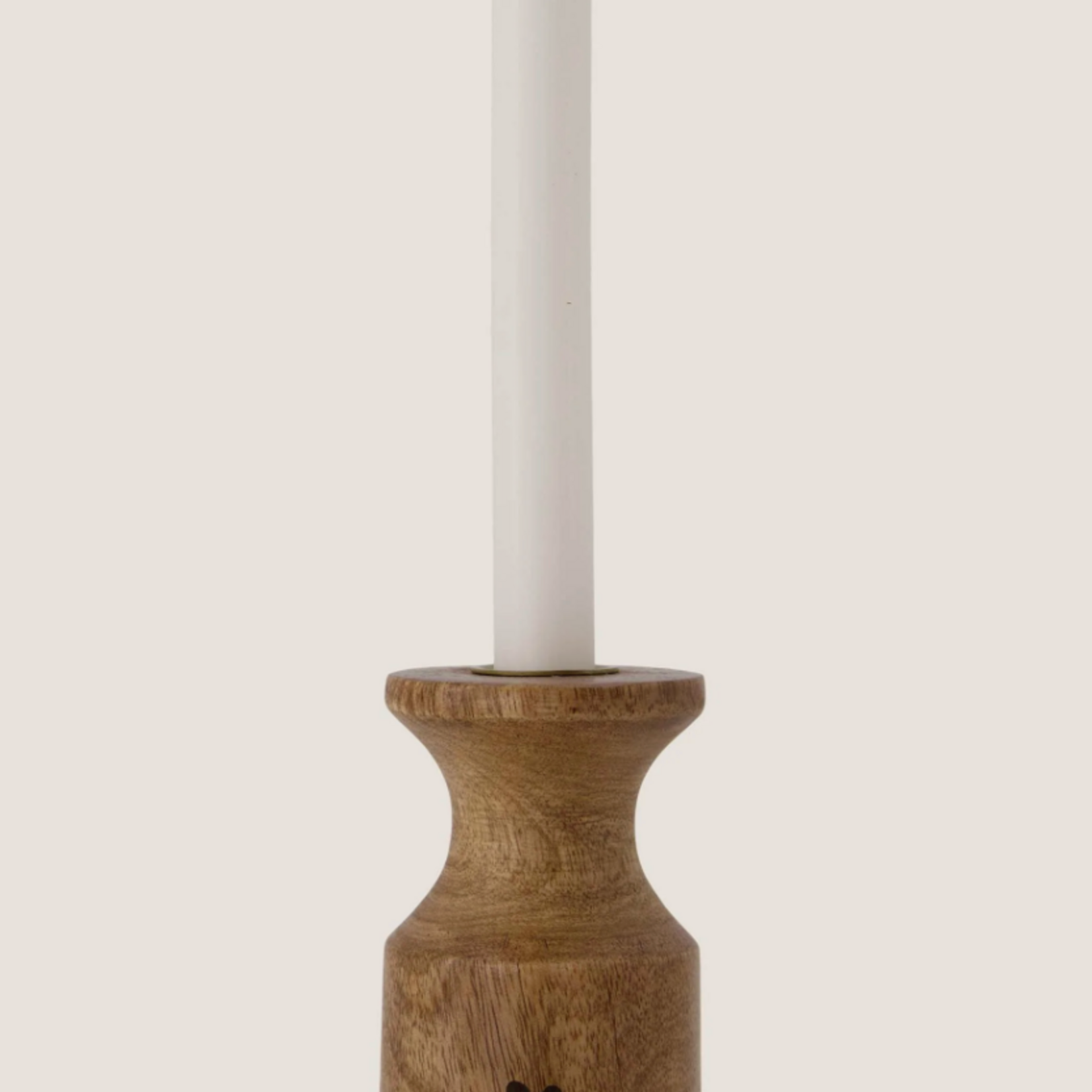 ZUSSS ZUSSS - Kandelaar hout hartje naturel